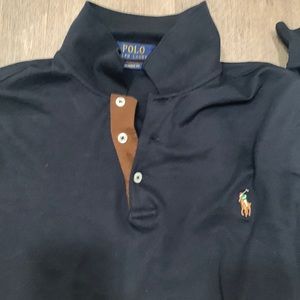 Long sleeve polo shirt